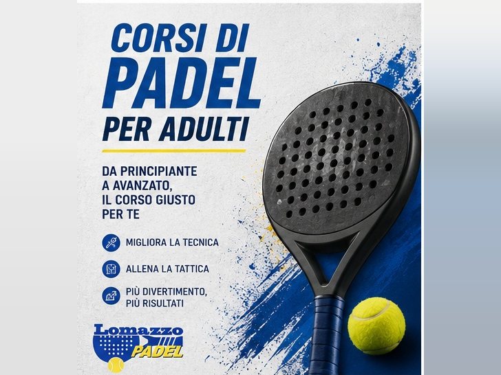 Corso di padel per adulti da principiante ad avanzato